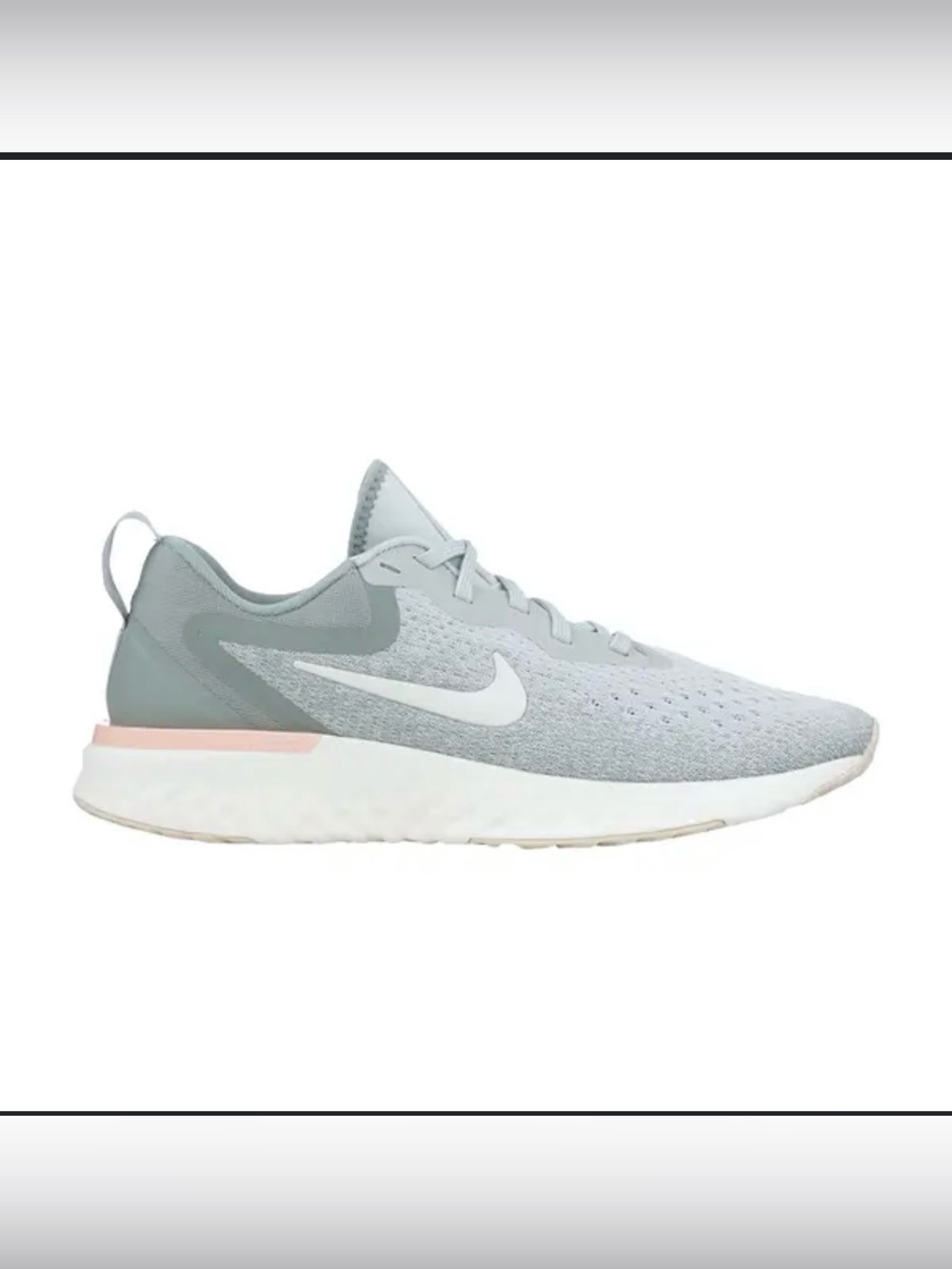 Nike Women’s Light Gray Odyssey React Running Sneakers